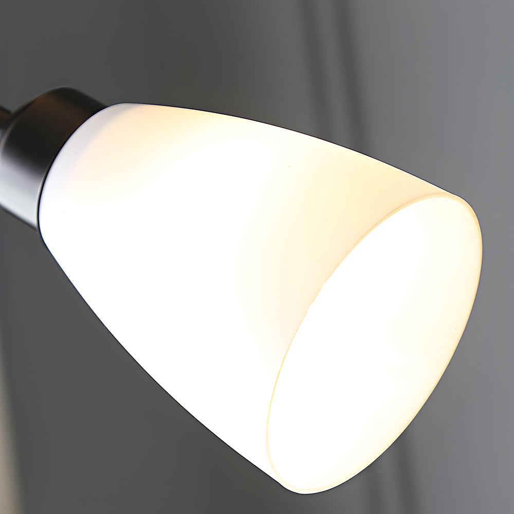 67 Inch Modern Torchiere Uplight Floor Lamp With Adjustable Sidelight