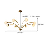 Millender Chandelier With 8 Heads Crystal Ball