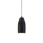 Pleat Box Led Pendant Light 1 Light Black White Aluminum Hanging Lamp