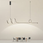 Waves Circular Led Pendant Light Ha081941