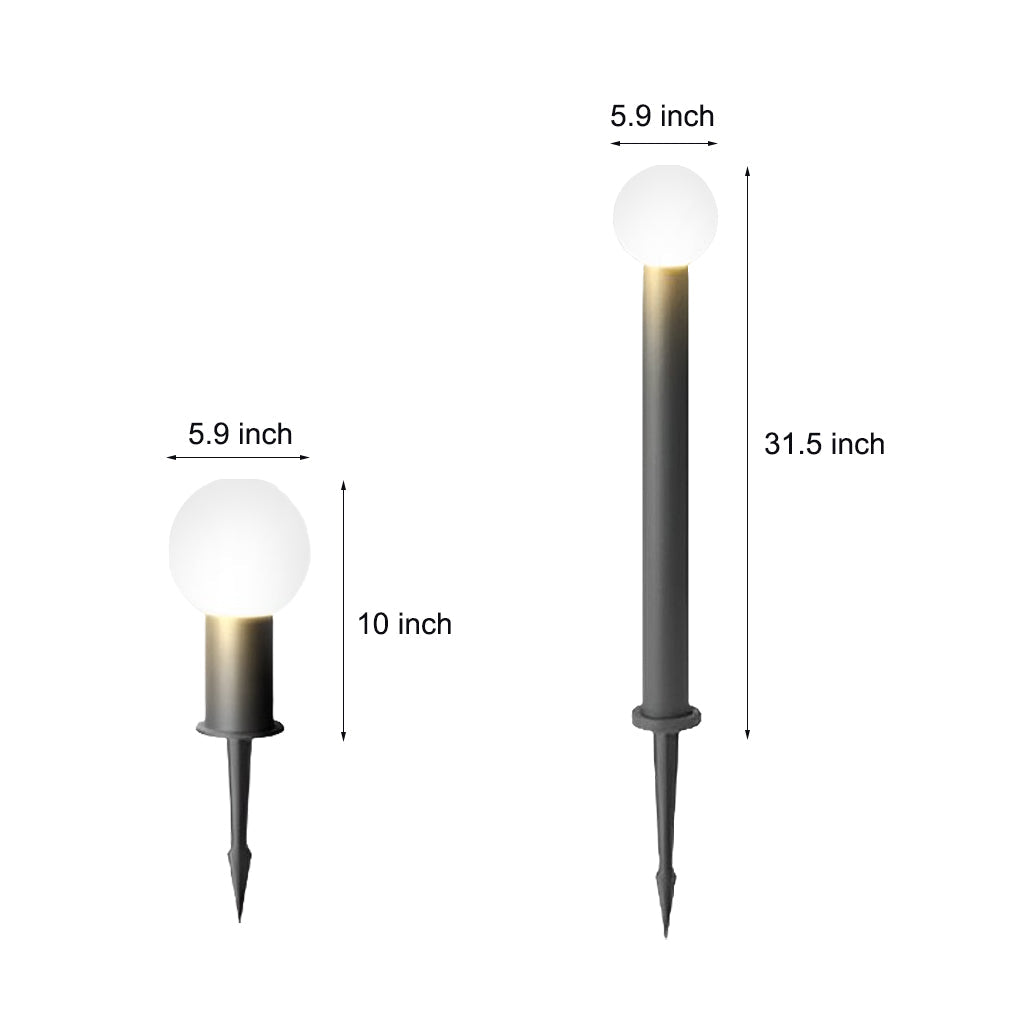 Round Ball Outdoor Pathway Light Ha091677