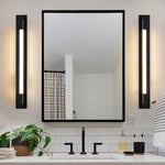 19 68 Acrylic Tube 1 Light Led Wall Lights Indoor Black Gold Chrome Base