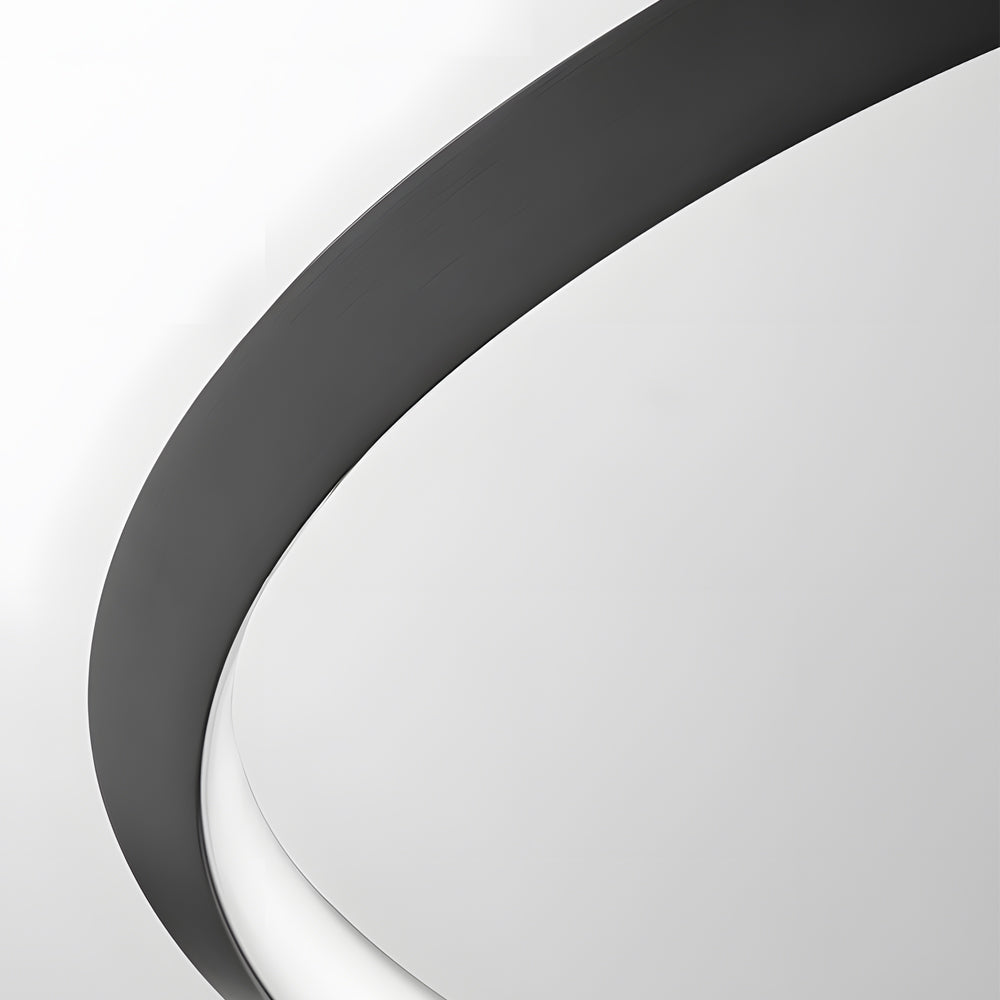Black Ring Chandelier Led Pendant