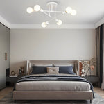 Elegant 6 Light Flush Mount Light E26 E27 22 Dia