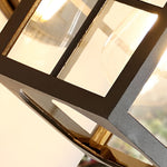 Lantern Shaped Glass Waterproof Modern Wall Sconce