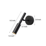 1 Light Cob Adjustable Tubino Wall Light 3 Step Dimming