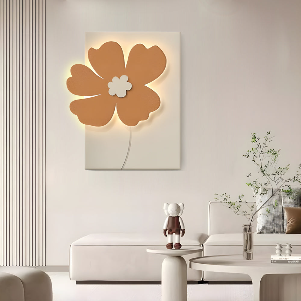 Flowers Three Dimensional Sandstone Painting Usb Remote Decorative Painting
