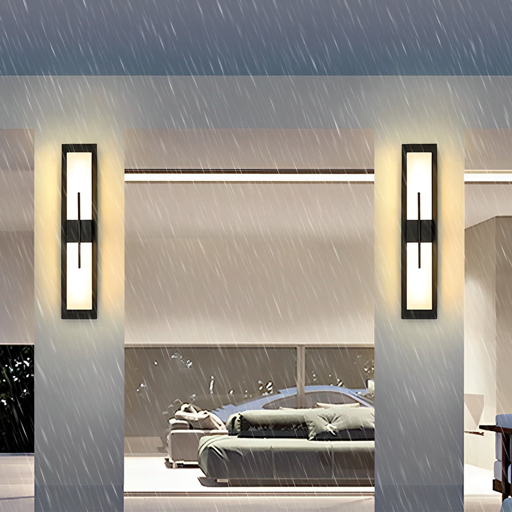 Black Modern Outdoor Wall Lamp Li002111