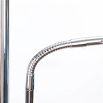 Industrial Multi Angle Task Lighting Chrome Floor Lamp