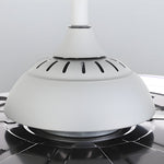 Modern 41 Retractable Ceiling Fan With Led Lights And Remote Control