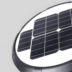 1 Light Black Outdoor Led Solar Lamp Post And Pole Street Light