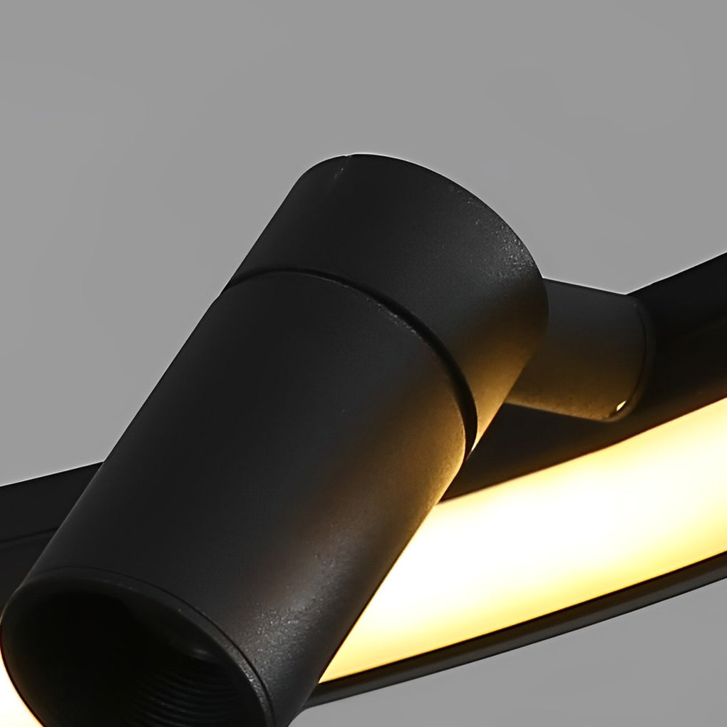 Aurelia Round LED Chandelier with Adjustable Spotlights for Modern Interiors