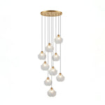 Shell Mini Pendant Light – Hand-Blown Glass & Brass
