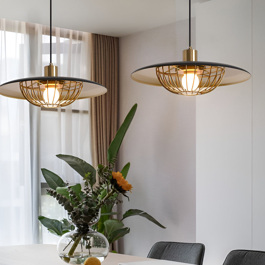 Circular Electroplated Nordic Chandelier