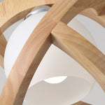 Simple Wood Japanese Pendant Light Li002661