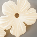 Nordic White Acrylic Flower Bedroom Ceiling Lamp Led 3 Step Dimming