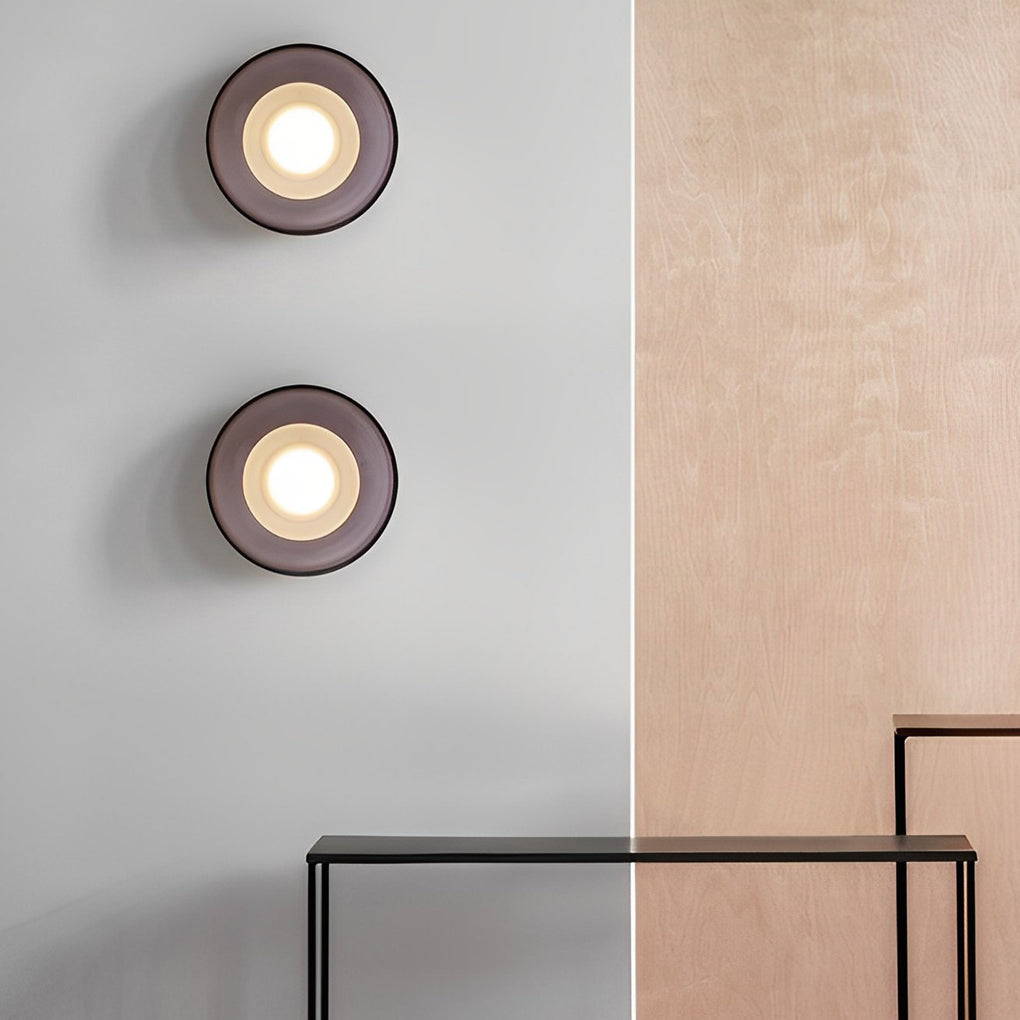 Round Glass Led Wall Lamp Li002209