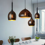 Iron E27 Black Retro Industrial Pendant Light