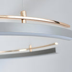 Modern Circular 2 3 Light C Shape Suspension Ceiling Lamp