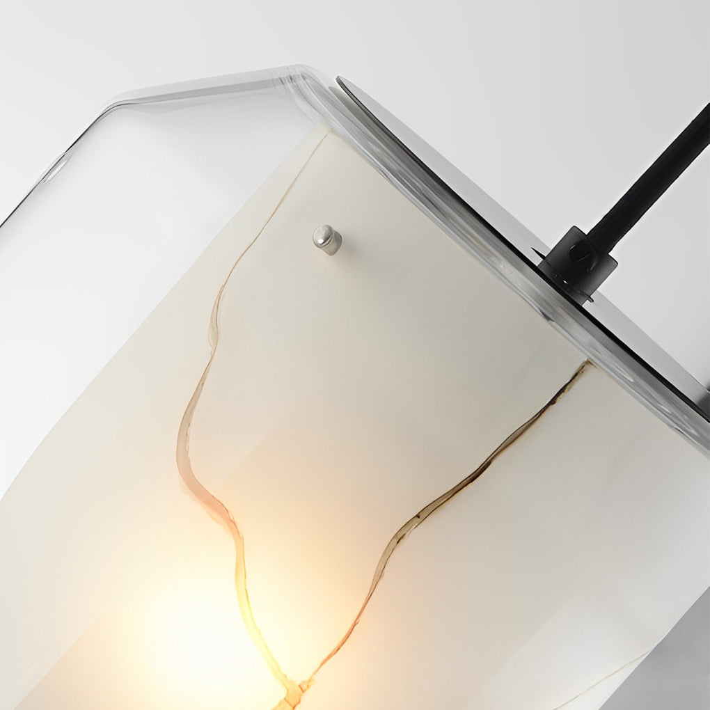 Double Glass Lampshade Pendant Light Ha088341