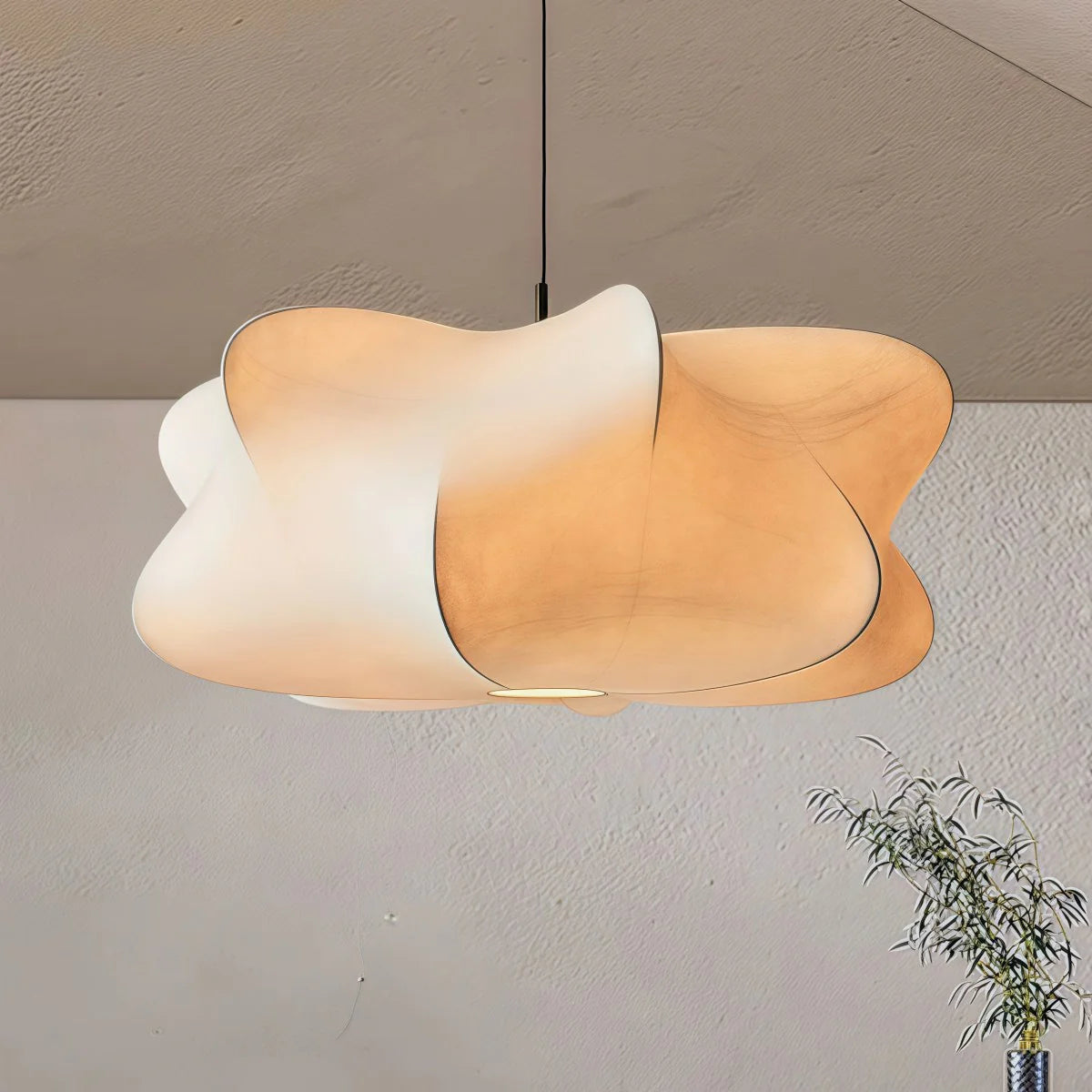 Alloliving Silk Hanging Lamp