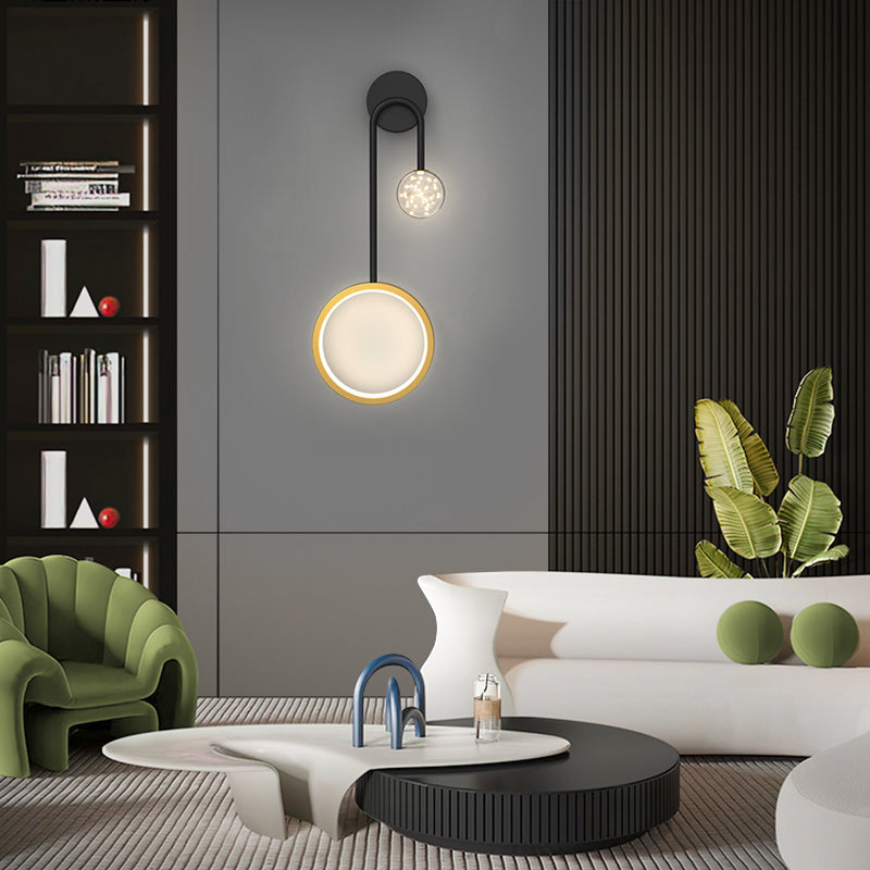 Creative Modern Wall Lamp With Spotlight Ha098328