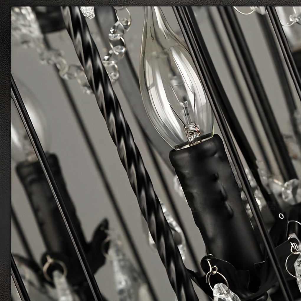 Birdcage Industrial Style Chandelier Ha092164