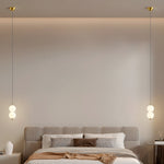 Modern Round String Vertical Balls Pendant Lamp Dimmable Led Chandelier