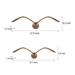 Modern Seagull Led Wall Sconce Nordic Acrylic Wing Design