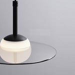 Glass Ufo Led Black Kitchen Pendant Light Li002218