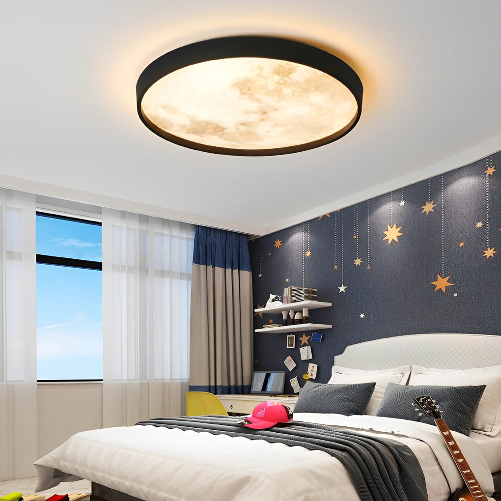 Creative Moon Modern Flush Mount Lighting Li002176