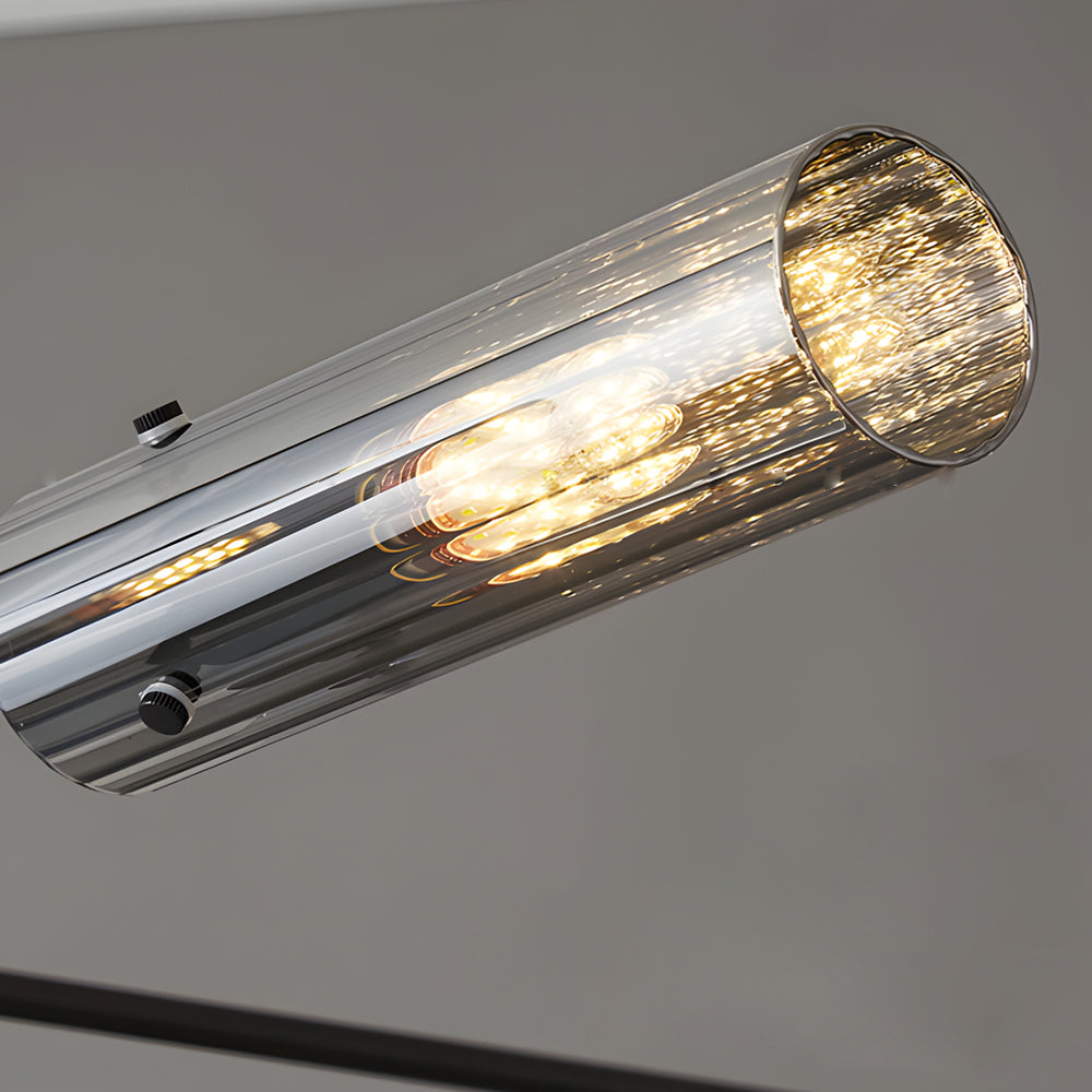 Industrial Sputnik Chandelier Copper Linear Pendant Lights 6 8 Light