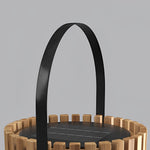 Portable Wood Led Garden Lights Ha076289