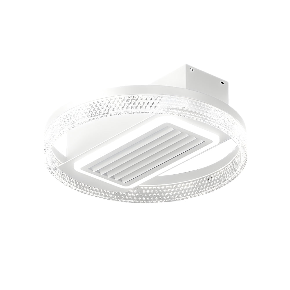 19 7 In Nordic 6 Speeds Bladeless Ceiling Fan With Led Light Remote Control