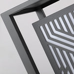 Retro Square Waterproof Led Gray Modern Outdoor Path Lights Post Lights