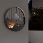 Round Outdoor Wall Sconce Li002418