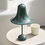 Polished Iron Led Nordic Portable Hat Table Lamp