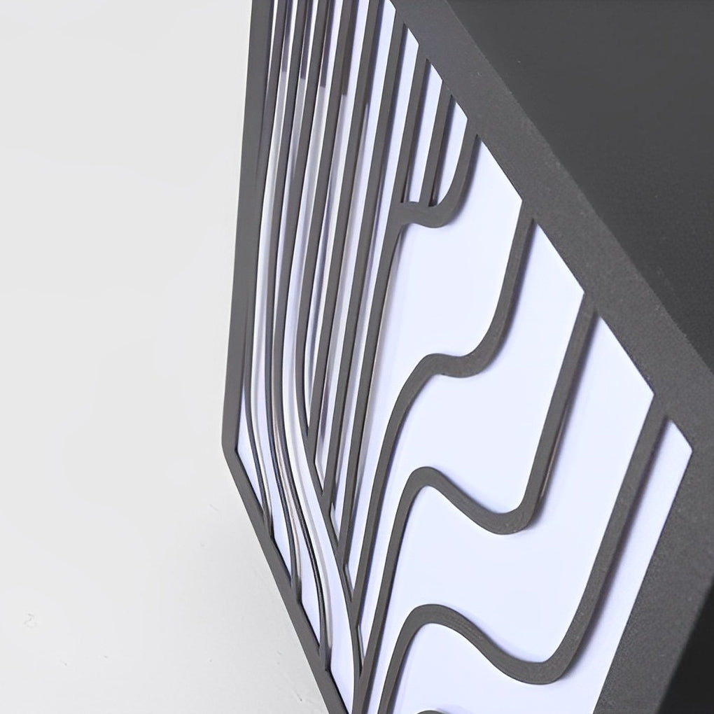 Square Modern Outdoor Fence Post Light Li002172
