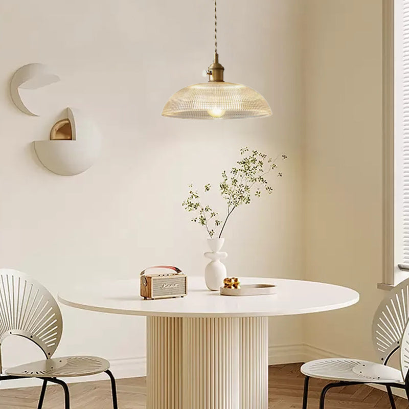 Modern Bowl Glass Pendant Light