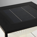 Square Solar Fence Post Lights Ha079341