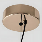 Retro Gradient Dark Green Striped Glass Art Nordic Pendant Lights Fixture Li002742