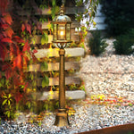 Golden European LED Pathway Lamp for Garden and Courtyard