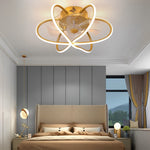 Round Flower Cage Ceiling Fans Lamp Ha082887