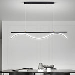 Linear Wave Design Led 1 Light Island Light 47 L