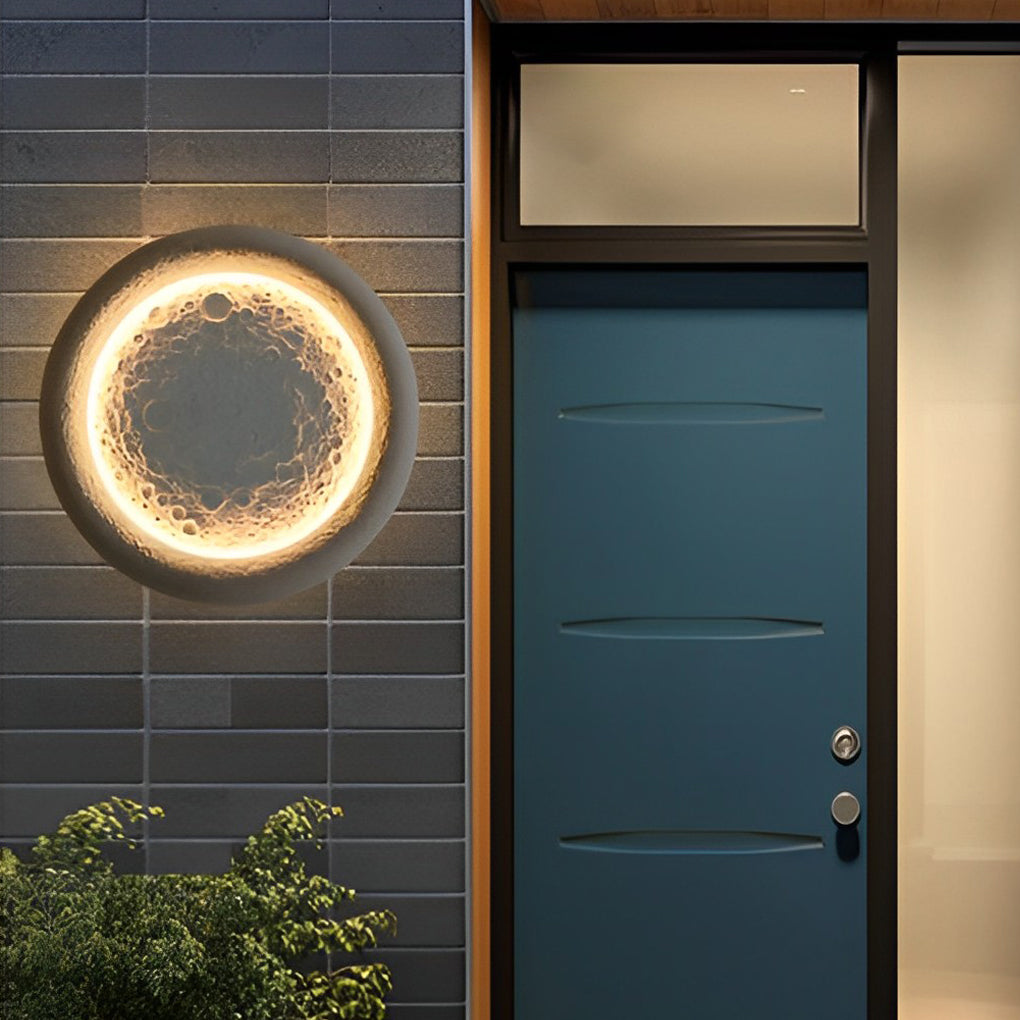 Moon Craters Design Exterior Lights Li002103