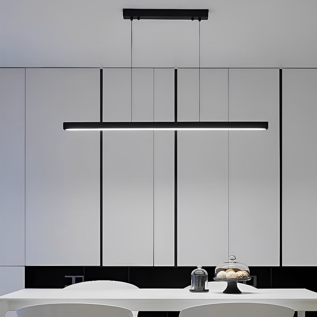 Strip Black Pendant Lights Ha077911