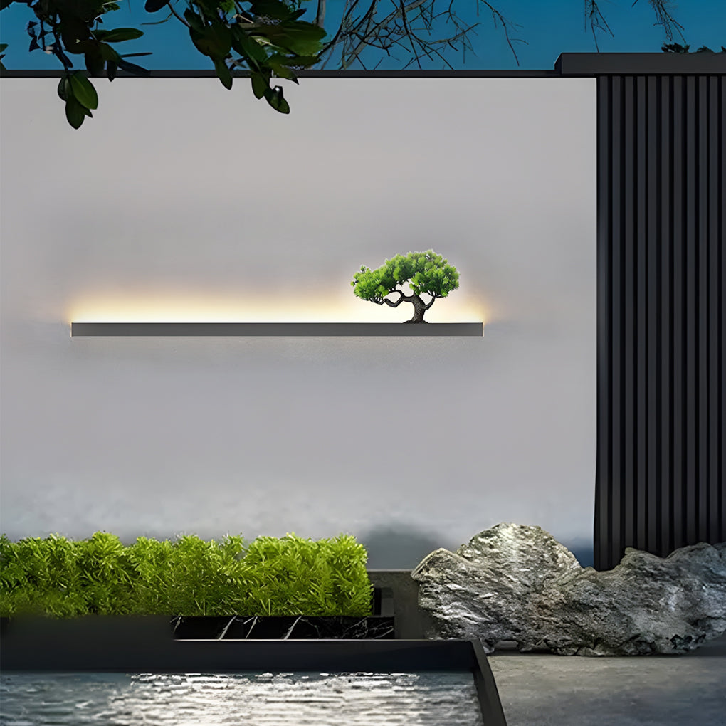 Waterproof Strip Outdoor Wall Lights Sconces