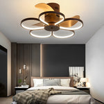 Flowers Bladeless Ceiling Fans Lamp Ha082428