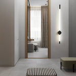 Modern LED Wall Sconce with Acrylic Shade in Black or Bronze