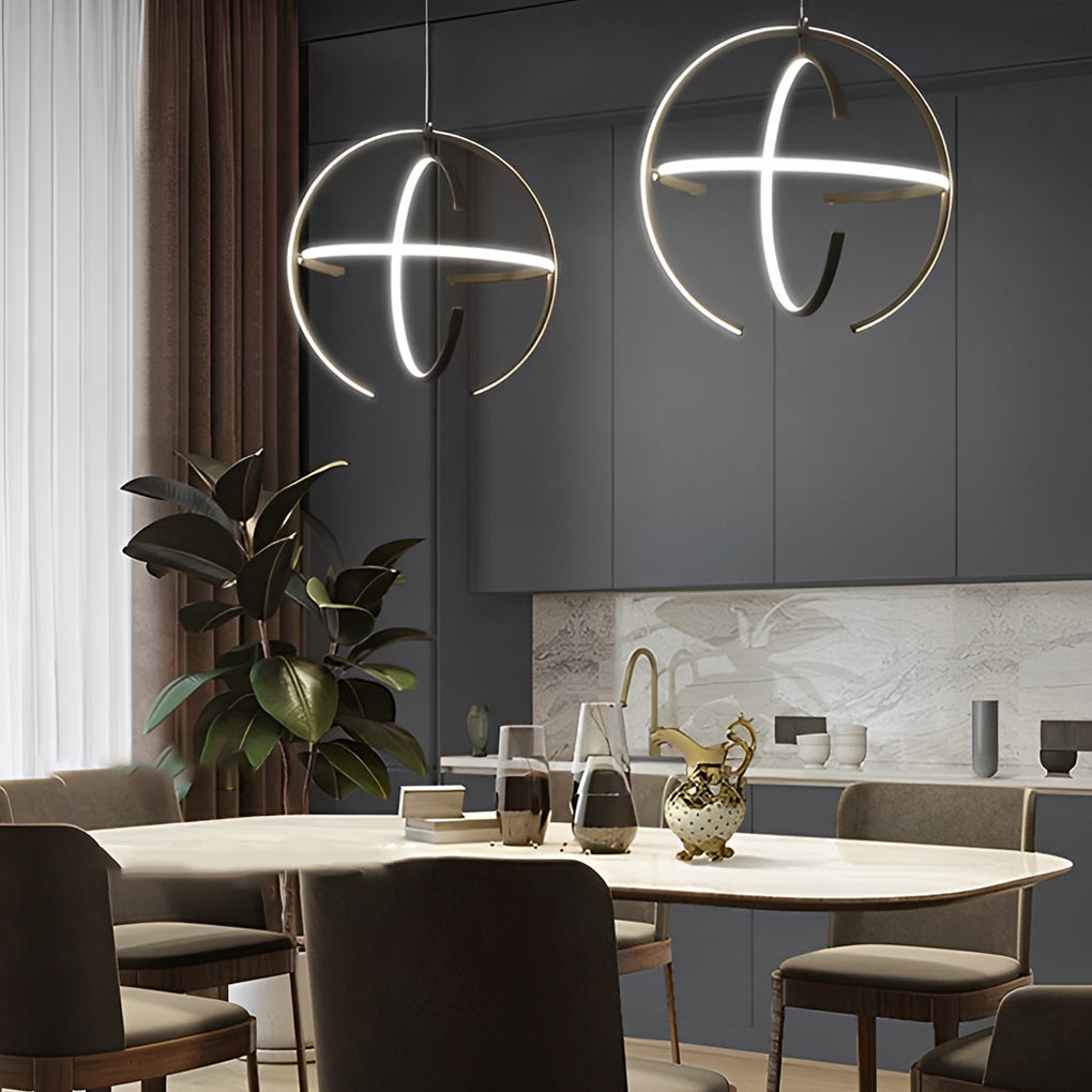 Adjustable Ring Kitchen Pendant Lighting Li002129